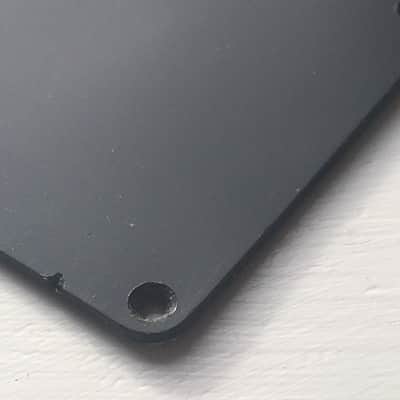 Vintage No String Holes Aged Relic Back Plate Tremolo Cover Black For Fender Strat Stratocaster Rare image 17