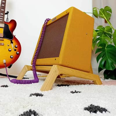 Lakefront Natural Amp Stand: Handmade Solid Wood Guitar Amplifier Stand 2025 - Clear hardwax oil image 1
