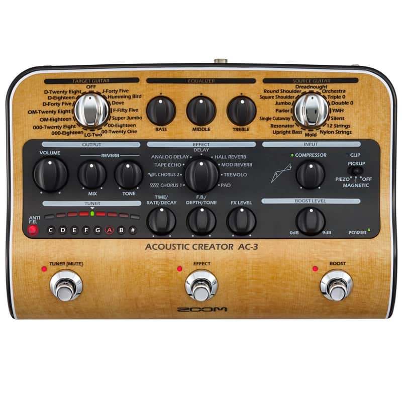 Zoom AC-3 Acoustic Creator | Reverb