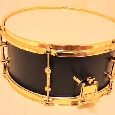VEX/MARTIALPERCUSSION PARTS CUSTOM SATIN BRASS TRIMMED SNARE DRUM  2024 - DARK SATIN -FREE SHIP TO CUSA! image 6