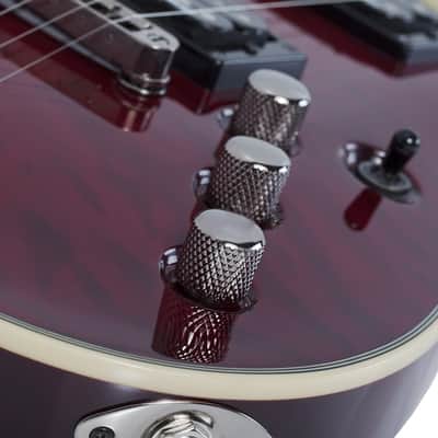 Schecter Omen Extreme-7 Electric Guitar - Black Cherry (2008) image 7