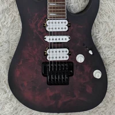 Ibanez RG Series RG470DXWWZM Solid Body Electric Guitar, Wine Red Frozen Matte image 1