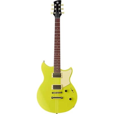 Yamaha Revstar Element RSE20 Chambered Electric Guitar - Neon Yellow image 2