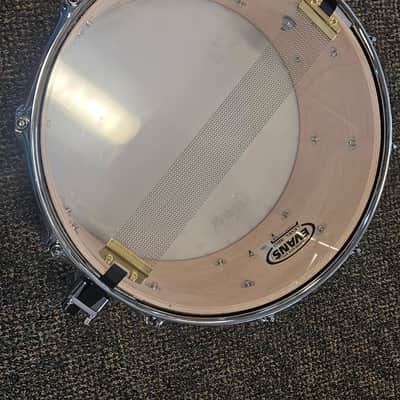 SJC Custom Maple Snare Drum 2023 Black 7x14 image 9