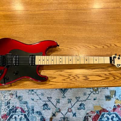 2013 Charvel Pro-Mod So-Cal Style 1 HH FR M Electric Guitar Maple Fingerboard Quarter Sawn Maple Neck Candy Apple Red Floyd Rose Seymour Duncan MIM Mexico Superstrat Super Low First Year Serial Number (CM000501) San Dimas image 24