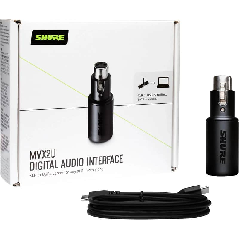 Shure MVX2U XLR to USB Audio Interface Unopened New in Box! image 1
