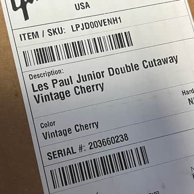 2026 Gibson Les Paul Junior Double Cut Vintage Cherry image 13