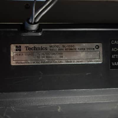 Platine vinyle TECHNICS SL-1350 MkI Direct Drive Automatic Turntable + Ortofon DJ image 22