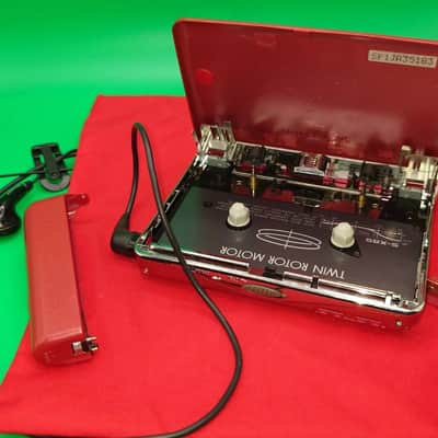 Very Rare Red Panasonic cassette player RQ-S60 Complete Battery Adapter & Remote image 5