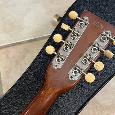 1918 C.F. Martin A-K Flamed KOA Mandolin with case image 16