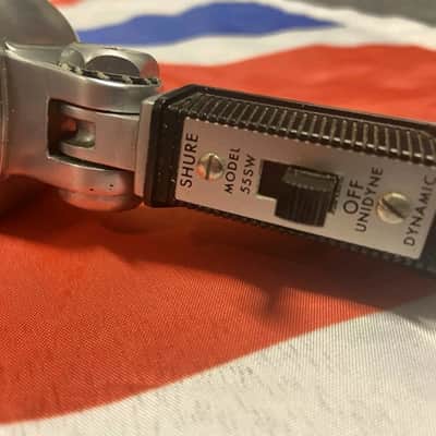 VINTAGE Shure 55SW 1960s microphone and lead- Metal image 7