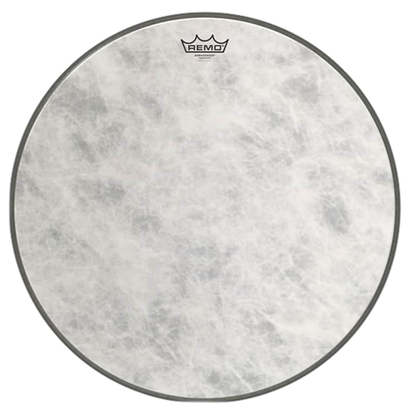 Remo Ambassador Fiberskyn Bass Drum Head 20" image 1