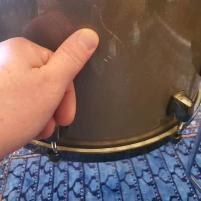 ddrum Dominion 16" Floor Tom - 2000s - Gray Sparkle image 5