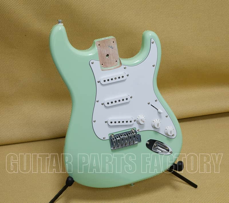 Squier by Fender Affinity LTD FSR Stratocaster Fully Loaded Electric Guitar Surf Green Body image 1
