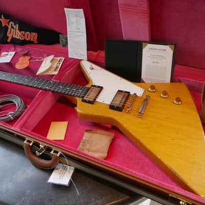 Video! 2021 Gibson Collector's Edition Korina Explorer Murphy Labs Aged Brazilian Rosewood image 1