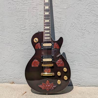 The "Imperial" Custom: Hand-Carved Braganza Single-Cut Electric Guitar. One-of-a-Kind image 14