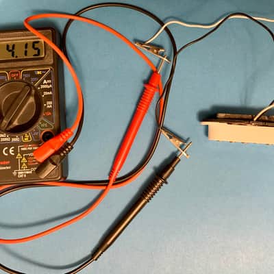 Squier Bullet Single Coil Pickup, NEEDS REPAIR, with Screws and Springs image 5
