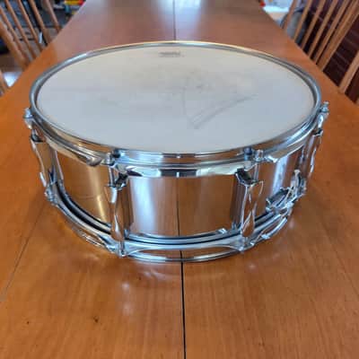 Premier Olympic 5.5x14" chrome over steel (COS) snare drum 1970s image 3