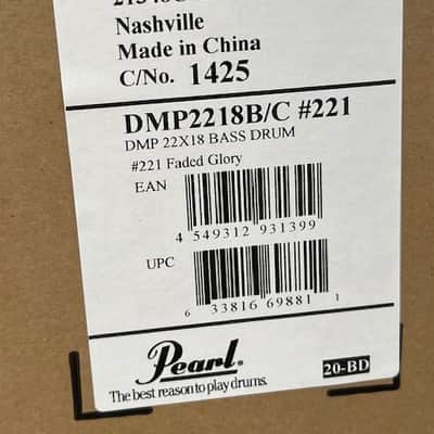 Pearl Decade Maple 22"x18" Bass Drum - Faded Glory #221 image 4