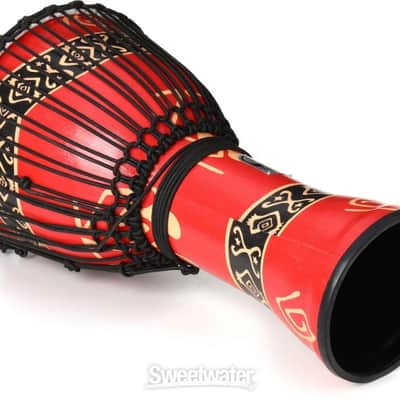 Toca Percussion Freestyle Rope-tuned Djembe - Bali Red (SFDJ-12RPd1) image 4