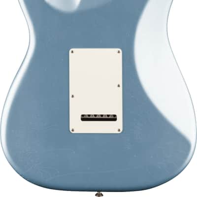 Fender American Ultra Luxe Vintage '60s Stratocaster Electric Guitar, Rosewood Fingerboard, Ice Blue Metallic image 3