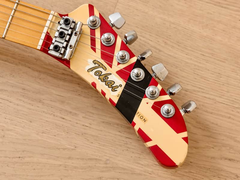 1984 Tokai Super Edition EVH Frankenstrat Vintage Striped