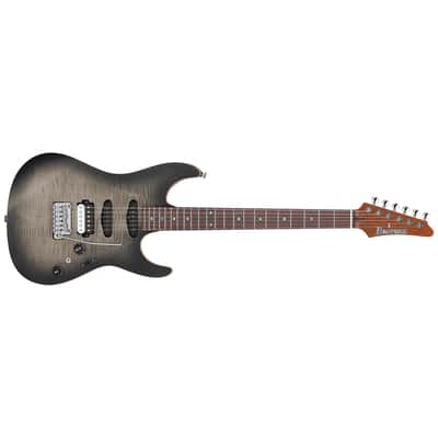 TQM2-CUF Charcoal Black Burst Flat Tom Quayle Signature Japan + Etui Ibanez image 3