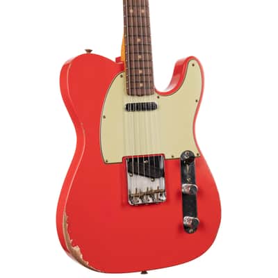 Fender Custom Shop 1963 Telecaster Relic Aged Fiesta Red (218) image 1