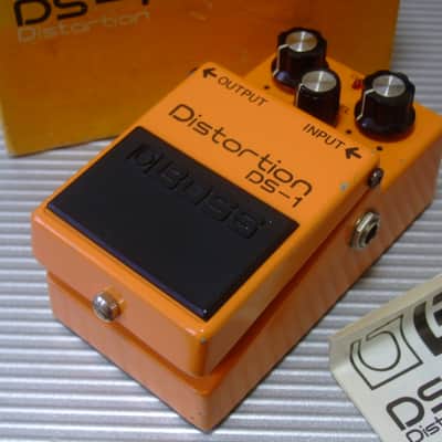 The First Year 1978 7700 Boss DS-1 Distortion w/ Original Box & Manual (Silver Screw, Black Label, Long Dash) MIJ Made in Japan image 1