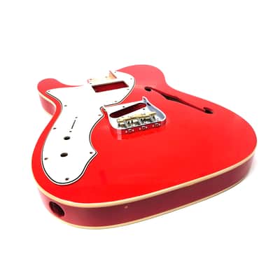 Brio ​Left Handed Telecaster Guitar Bridge – 54mm Brass Plate, 3 Compensated Saddles – Top-Load & String-Through, Curved Vintage Style image 9