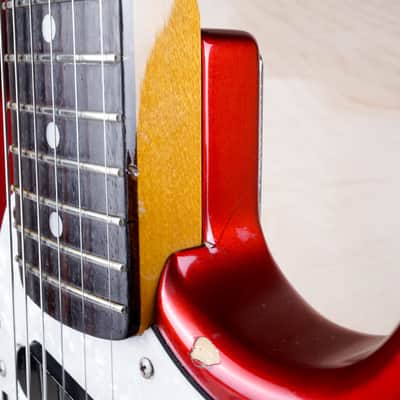 Fender MG-69 Mustang Reissue MIJ 2010 Candy Apple Red w/ Matching Headstock Japan w/ Bag image 20