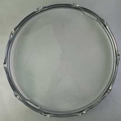 Ludwig 14"Resonant COB Super-Sensitive Rim/Hoop Triple-Flange Snare Drum BRASS image 7