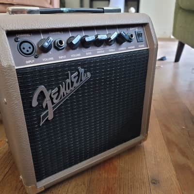Fender Acoustasonic 15 15-Watt Acoustic Guitar Amp – Tan/Brown – 2-Channel w/ Chorus image 3