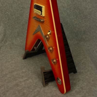 Used Dean V Chicago Flame Electric Guitar with Case image 11