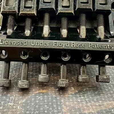 Ibanez Edge Floyd Rose Tremolo Bridge Black Fine Tuner missig Made in Japan image 5