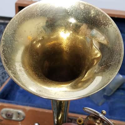 Ek blessing super artist Cornet Late 1930s Brass/nickel image 4