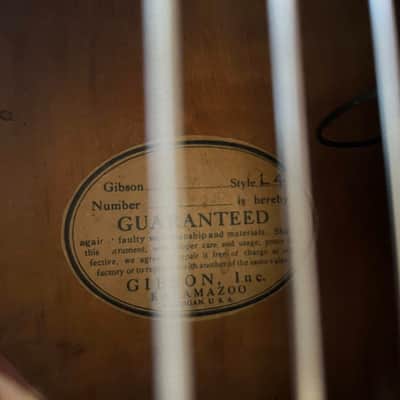 Gibson L-4 1934 - Sunburst image 6