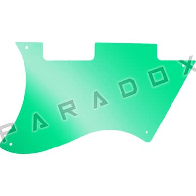 Custom Pickguard For 2022 - 2025 Made in Indonesia Yamaha Revstar II Standard RSS20L Left-Handed - Green Mirror Acrylic .125"