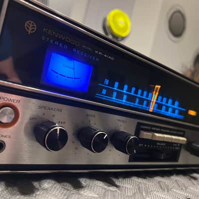 Kenwood KR-4140 classic stereo receiver with manual professionally restored image 7