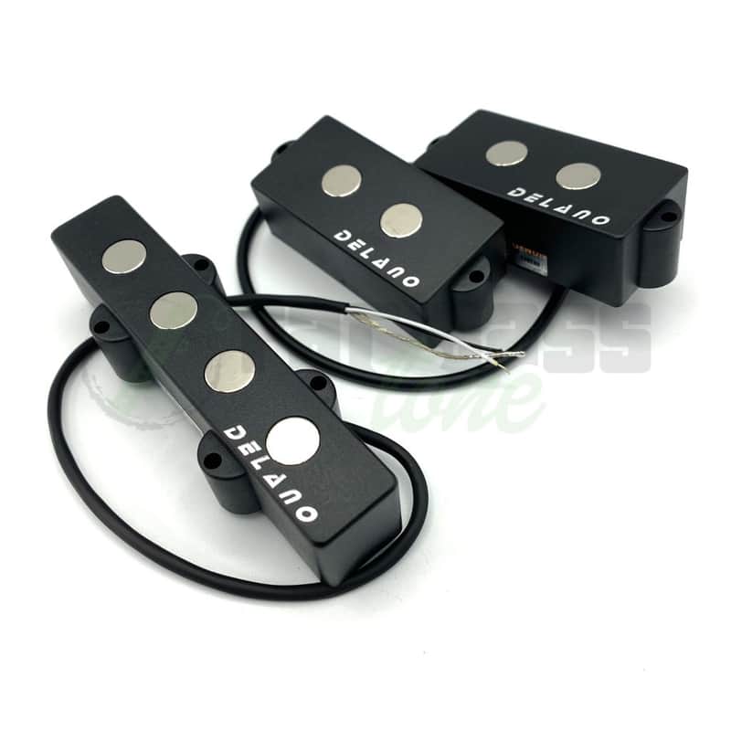 Delano PJ-MVC4 FE/M2 4 String PJ Bass Pickup Set image 1
