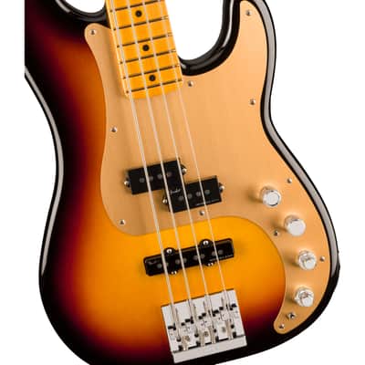 Fender American Ultra II Precision Bass MN Ultraburst - 4-String Electric Bass image 3