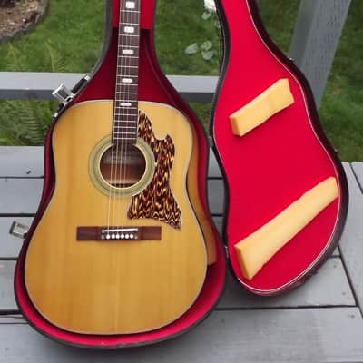 Vintage 1960's Made In Japan Kingston V-2 Acoustic Guitar W/OSC image 20