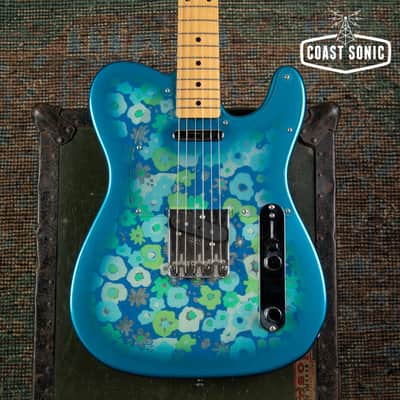 2015 Fender Classic '69 reissue Blue Flower Telecaster Made in Japan image 5