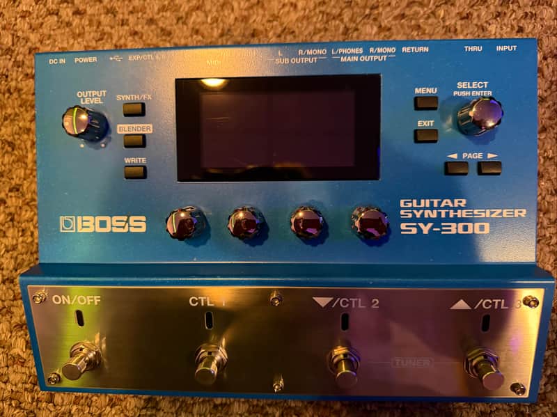 Boss SY-300 Guitar Synthesizer 2015 - Present - Blue image 1