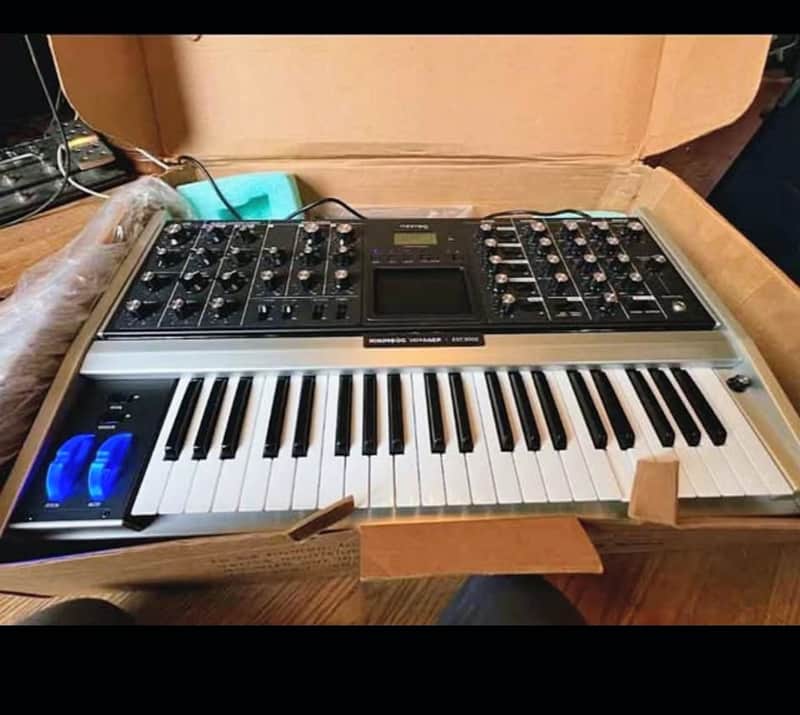 Moog Minimoog Voyager Electric Blue 2000's - Electric Blue image 1