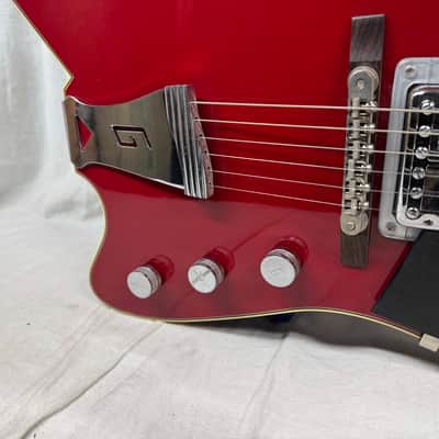 Gretsch G6199 Billy-Bo Jupiter Thunderbird Guitar with COA + Case - MIJ Made In Japan - Red image 5