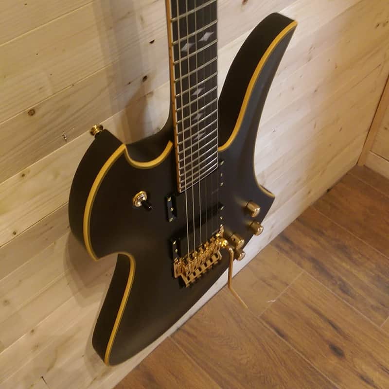 B.C. Rich Mockingbird Pro X - Black w/ Gold Hardware | Reverb