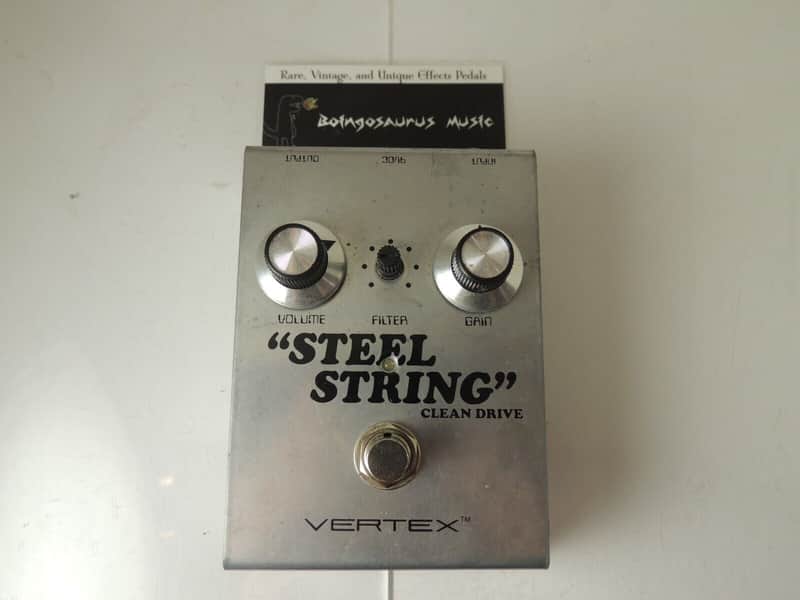 Vertex Steel String Clean Drive Overdrive Effects Pedal Free US S&H image 1