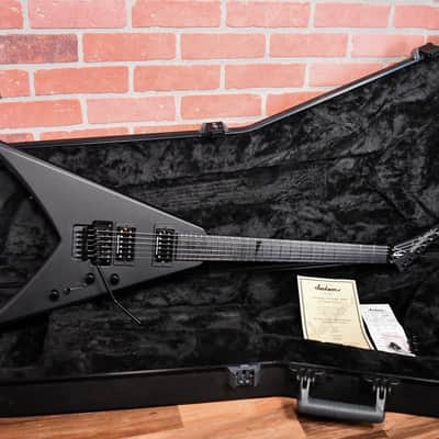 Jackson USA Custom Shop KV2 King V MAH Reverse Headstock 2021 Matte Black w/OHSC image 2