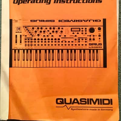 Quasimidi Sirius Synthesizer Groovebox Keyboard with Original Vocoder/PSU/Manual RARE GreatCondition image 5